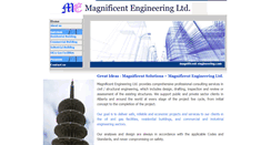 Desktop Screenshot of magnificent-engineering.com
