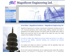 Tablet Screenshot of magnificent-engineering.com